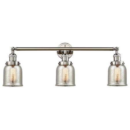 Innovations Lighting 3 Light Vintage Dimmable Led Adjustable Bathroom Fixture 205-PN-S-G58-LED